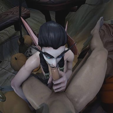 World Of Warcraft - A Dark Elf's Favor (A XXX Parody) pov porn