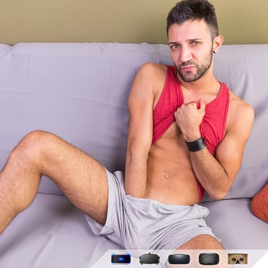 Shake it up! Living room VirtualRealGay Nathan Raider vr porn video vrporn.com virtual reality