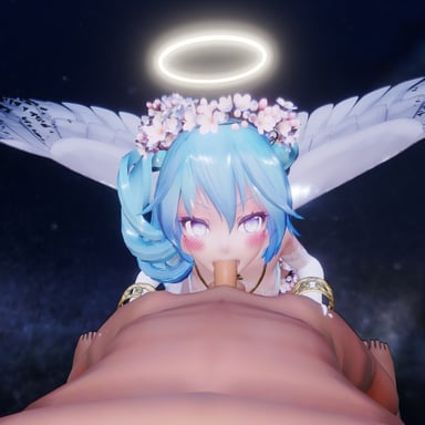 Vocaloid - Miku Angelic Blowjob Lewd FRAGGY vr porn video vrporn.com virtual reality
