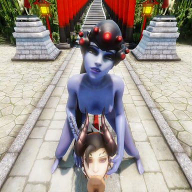 Overwatch - Assisted Deepthroat Lewd FRAGGY vr porn video vrporn.com virtual reality