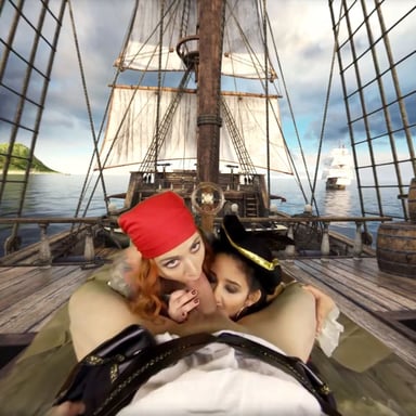 Captain Cock Arrow Video VRConk Darce Lee Foxy Sanie vr porn video vrporn.com virtual reality