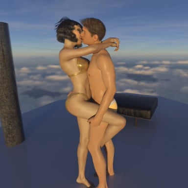 Deep Kiss of Love (CGI Ray-Traced Slides + animation) SkinRays vr porn video vrporn.com virtual reality
