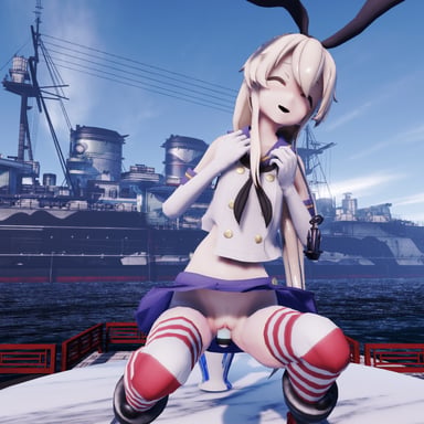 Kantai Collection - Shimakaze Live Fire Dildo Lewd FRAGGY vr porn video vrporn.com virtual reality