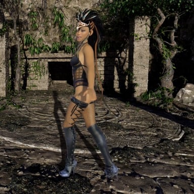 Jungle Queen Poses (CGI Ray Traced) SkinRays vr porn video vrporn.com virtual reality