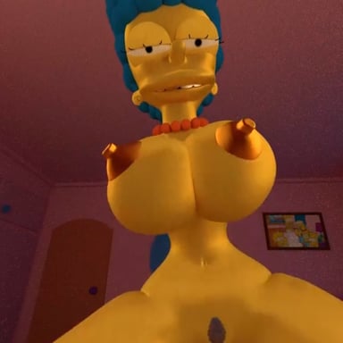 The Simpsons - Marge Pushes her Tits Together Sex BaiMudan vr porn video vrporn.com virtual reality