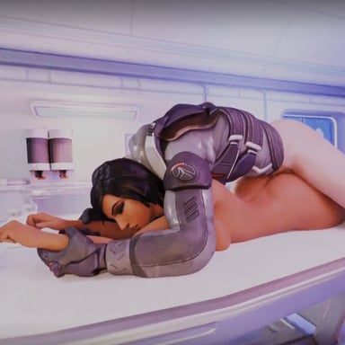 Overwatch Pharah anal on table LewdVROfficial vr porn video vrporn.com virtual reality