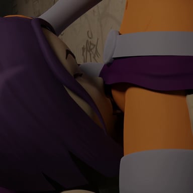 Midnight Snack (Voyeur) – Raven & Starfire [Titans] VRAnimeTed vr porn video vrporn.com virtual reality