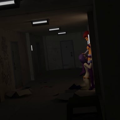 Midnight Snack (Voyeur) – Raven & Starfire [Titans] VRAnimeTed vr porn video vrporn.com virtual reality