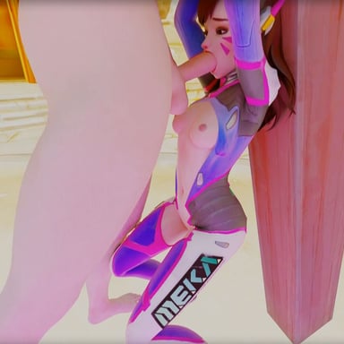 Overwatch - D.va facefucked LewdVROfficial vr porn video vrporn.com virtual reality