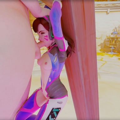 Overwatch - D.va facefucked LewdVROfficial vr porn video vrporn.com virtual reality