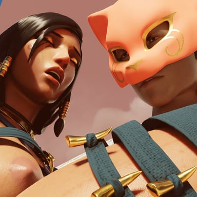 Pharah's Egyptian Vacation VRAnimeTed vr porn video vrporn.com virtual reality