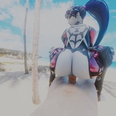 Widowmaker - Reverse cowgirl RapidBananaCannon vr porn video vrporn.com virtual reality