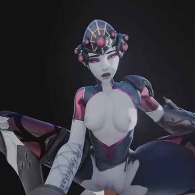 Widowmaker - Squat riding RapidBananaCannon vr porn video vrporn.com virtual reality