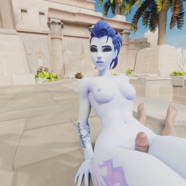 Widowmaker - Teasing thighjob RapidBananaCannon vr porn video vrporn.com virtual reality