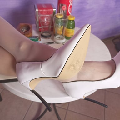 Gorgeous Chiara Takes Off Her Shoes And Rolls Down Her Stockings VRFootFetish Chiara vr porn video vrporn.com virtual reality