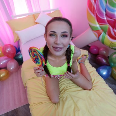 More Than a Lollipop Nicole Love Squeeze VR vr porn video