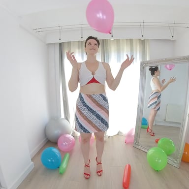 Balloon Popping With B2P Ivy Rain JimmyDraws vr porn video
