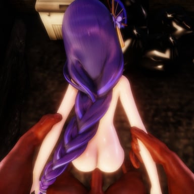 Genshin Impact - Raiden Back Alley Drilling Lewd FRAGGY vr porn video