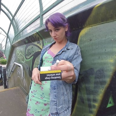 Annabel Lee - Smoking On The Bridge xxx