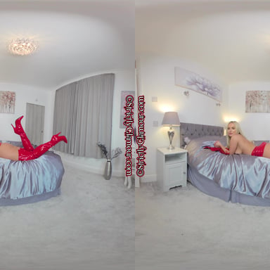 Louise Red Leather Daze 4k vr porn video