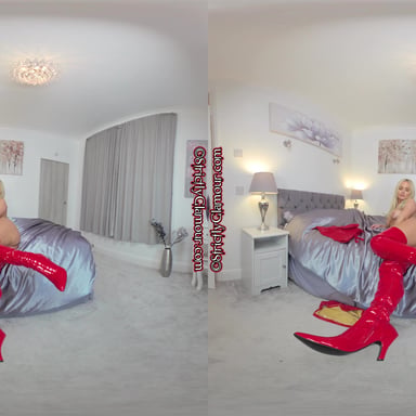 Louise Red Leather Daze 3d vr porn video