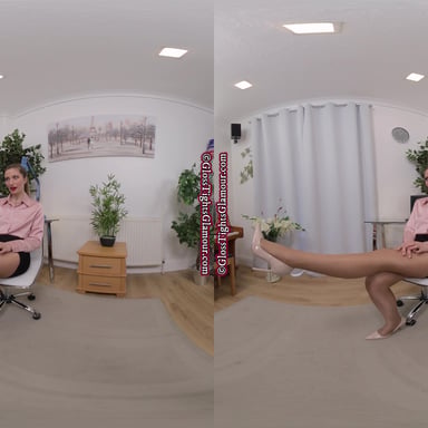 Stephanie Silky Seduction JOI StephanieBonhamCarter GlossTightsGlamourVR vr porn video