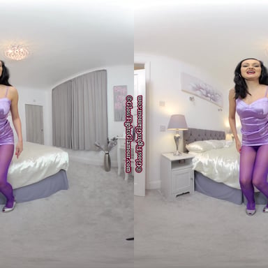 Bonnie Satin Seduction JOI Bonnie Bellotti GlossTightsGlamourVR vr porn video