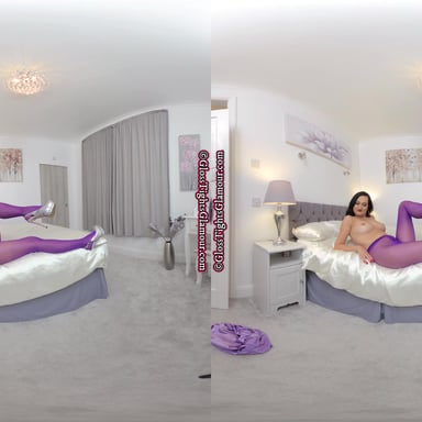 Bonnie Satin Seduction JOI Bonnie Bellotti GlossTightsGlamourVR vr porn video