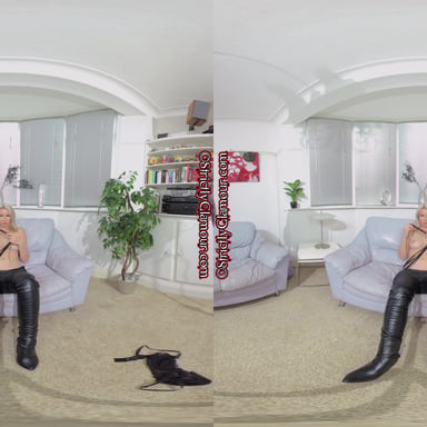 Nicky Phillips Black Leggings StrictlyGlamourVR vr porn video