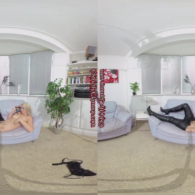Nicky Phillips Black Leggings StrictlyGlamourVR vr porn video