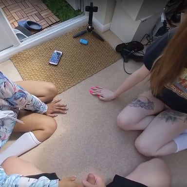 Blackstage Sesh With Two Hotties Bluelah perVRt vr porn video