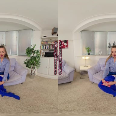 Monika Estate agent property assessment MonikaLaraSmith GlossTightsGlamourVR vr porn video