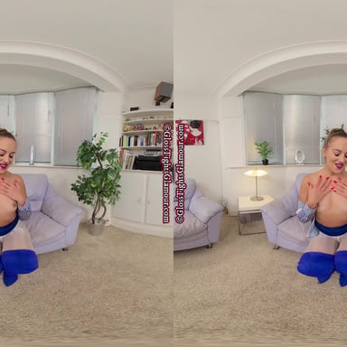 Monika Estate agent property assessment MonikaLaraSmith GlossTightsGlamourVR vr porn video