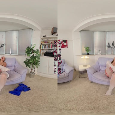Monika Estate agent property assessment MonikaLaraSmith GlossTightsGlamourVR vr porn video