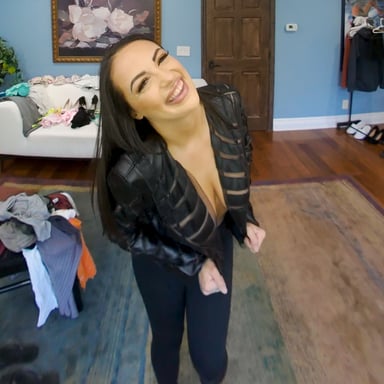 BTS Footage Sofi Ryan EXPOSED Backstage Pass Hot Brunette With BIG TITS Busty Brunette Pornstar RealHotVR vr porn video
