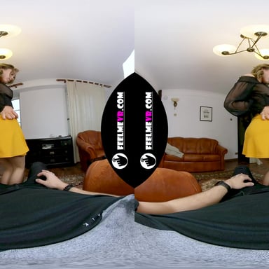 Lapdance 180vr video of a hot 18 year old student Emily FeelmeVR vr porn video