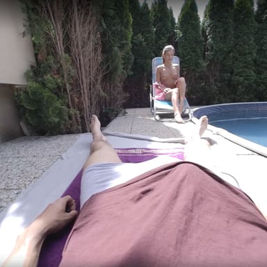 Romance In The Garden Blonde Outdoor Sex Sarah Kay PSPorn vr porn video