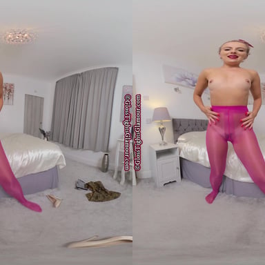 Pin Up Girl Monika Lara Smith GlossTightsGlamourVR vr porn video