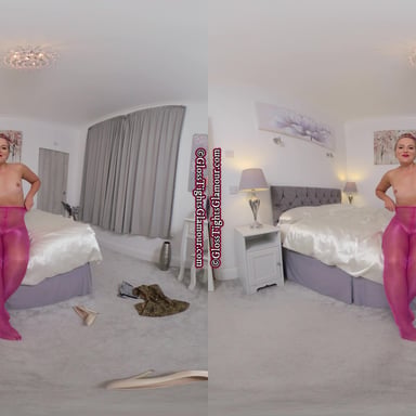 Pin Up Girl Monika Lara Smith GlossTightsGlamourVR vr porn video
