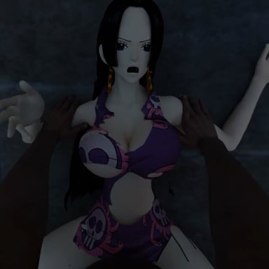 One piece vr - Boa hancock missionary From the vr porn game-