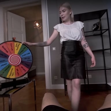 Wheel Of Fortune Ends In Huge Cum Blast Mimi Cica VRedging vr porn video