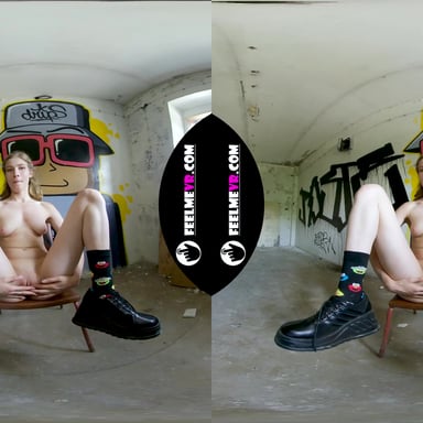 180Vr Blizard Dances And Shows Her Teenager Naked Body FeelmeVR vr porn video