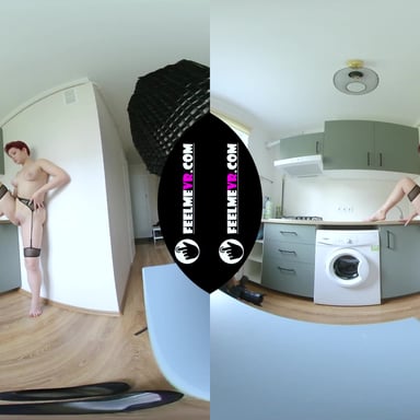180VR Marija Redhead Nude Photosession Backstage FeelmeVR vr porn video