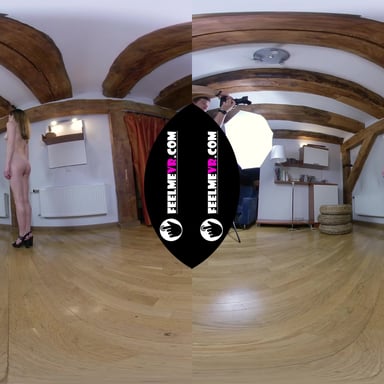 Josie In Virtual Reality Vr180 Nude Photoshoot Backstage FeelmeVR vr porn video