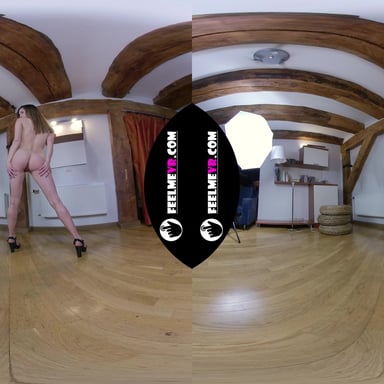 Josie In Virtual Reality Vr180 Nude Photoshoot Backstage FeelmeVR vr porn video