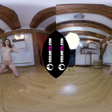 Josie In Virtual Reality Vr180 Nude Photoshoot Backstage FeelmeVR vr porn video