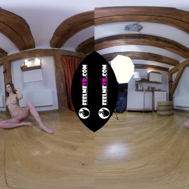 Josie In Virtual Reality Vr180 Nude Photoshoot Backstage FeelmeVR vr porn video