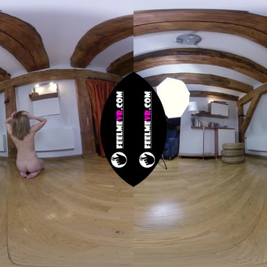 Josie In Virtual Reality Vr180 Nude Photoshoot Backstage FeelmeVR vr porn video