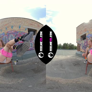 Blizard In Virtual Reality Nude Teenager Session Backstage Video FeelmeVR vr porn video