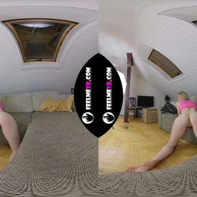Limona Poses In Vr180 Backstage And Shows Her Big Tits And Pussy FeelmeVR vr porn video